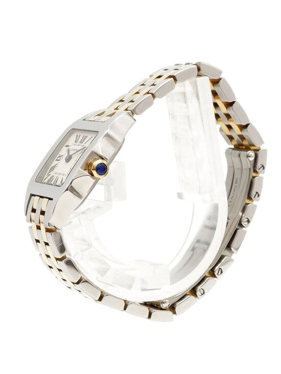 Cartier Santos SM White Dial Watch main image 8